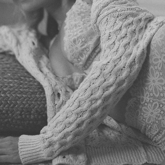 NEW Anthropologie Textured Longline Cardigan Sweater Ivory Z353-1